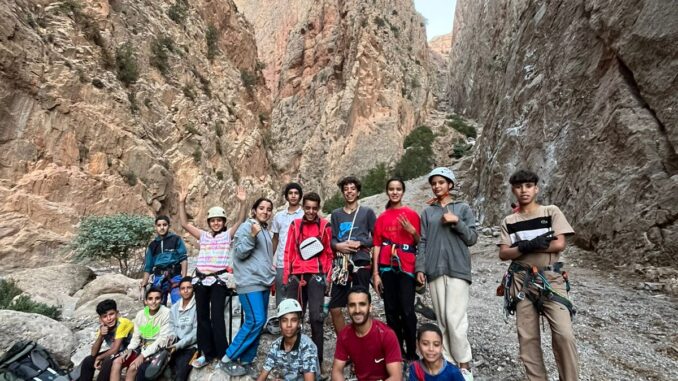 Organisation de la première édition du Trail pour jeunes de Taghia