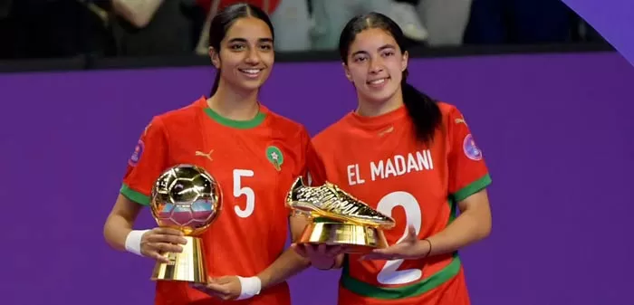 CAN féminine de futsal: Jasmine Demraoui meilleure joueuse et Doha El Madani meilleure buteuse