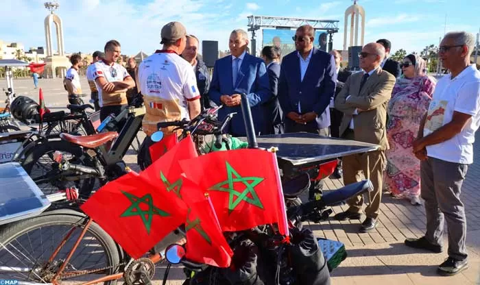 Arrivée à Laâyoune des participants à la première édition du Sun Trip Maroc