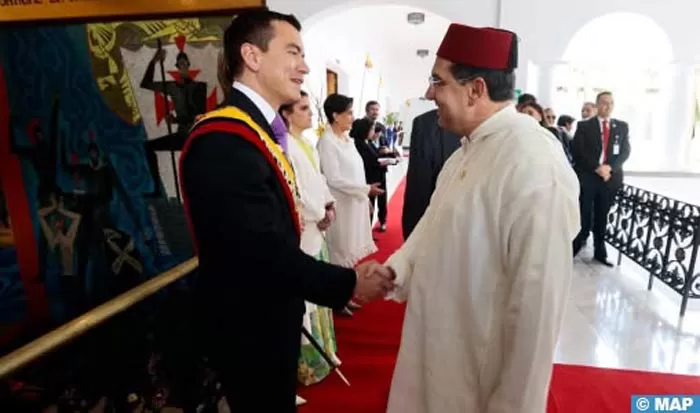 Nasser Bourita représente Sa Majesté le Roi à l’investiture du président équatorien