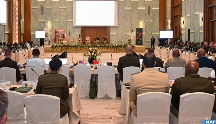Tenue à Rabat de la 7ème Conférence des officiers supérieurs du rang des pays africains