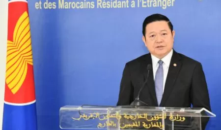 Kao Kim Hourn salue le leadership de SM le Roi Mohammed VI pour la promotion du développement socio-économique du Royaume