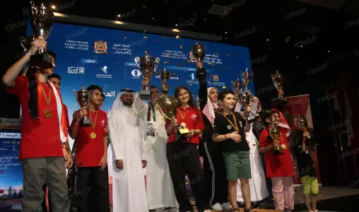 Championnat arabe d'échecs à Casablanca : Victoire de l'Egyptienne Joy Romany et du Palestinien Majed Altell