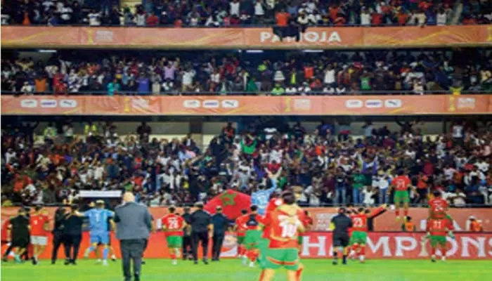 CHAN-2024: Grande joie du public marocain après le 3èmesacre de l'équipe nationale