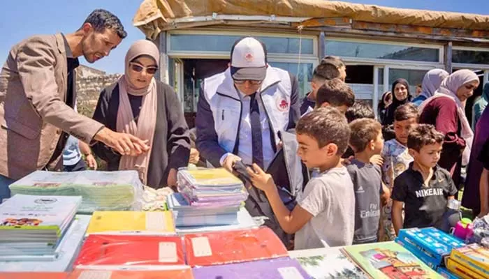 L’Agence Bayt Mal Al-Qods Acharif poursuit la distribution de cartables à l’occasion de la rentrée scolaire