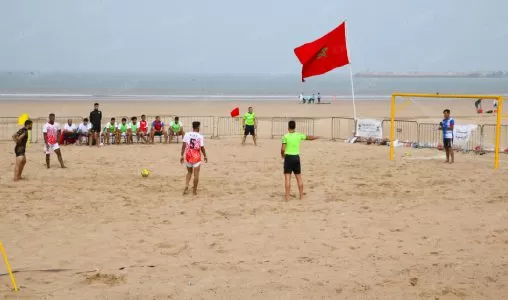 1ère étape Sud du Championnat national de beach soccer à Essaouira