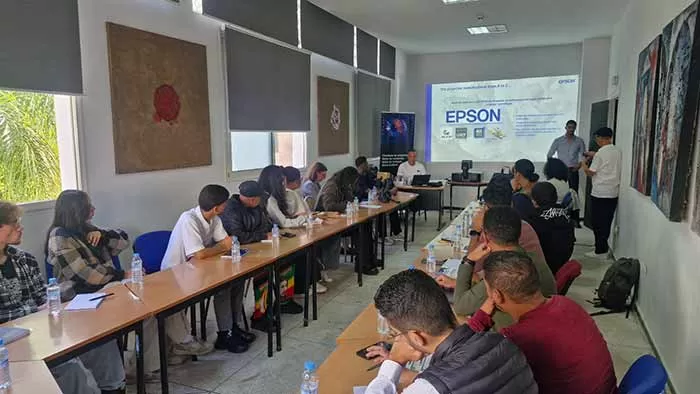 Epson et le FIAV forment de jeunes créateurs marocains aux technologies de projection etde vidéomapping
