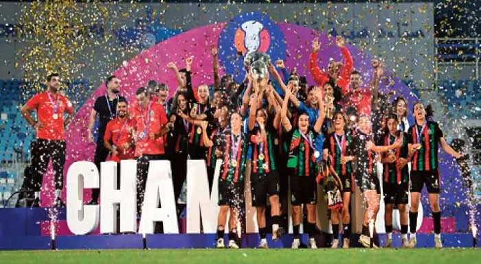 SM le Roi adresse un message de félicitations aux membres du club des FAR de football féminin